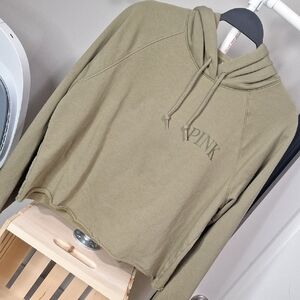 Pink Olive Green Hoodie